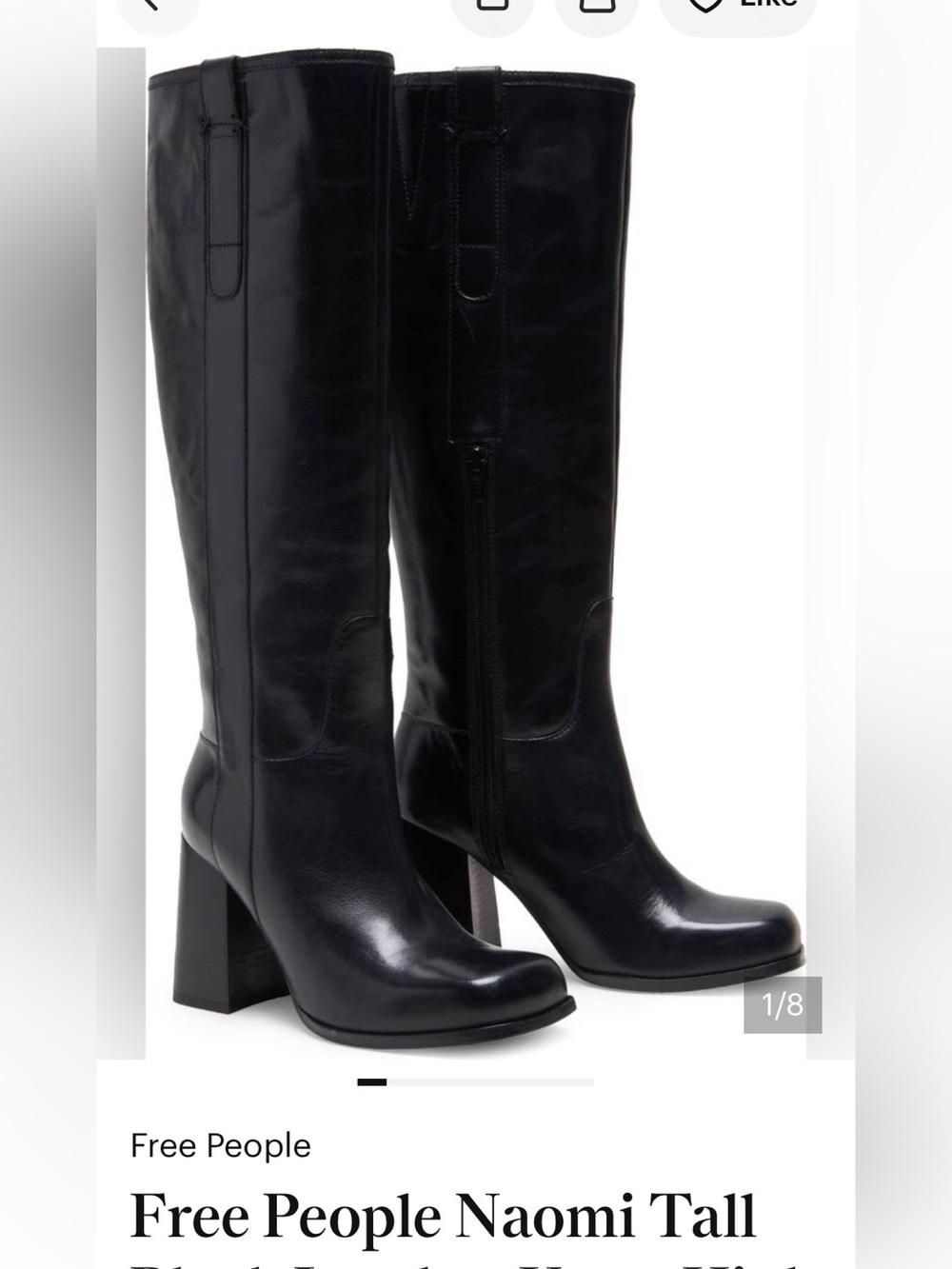 Free People Naomi tall boots